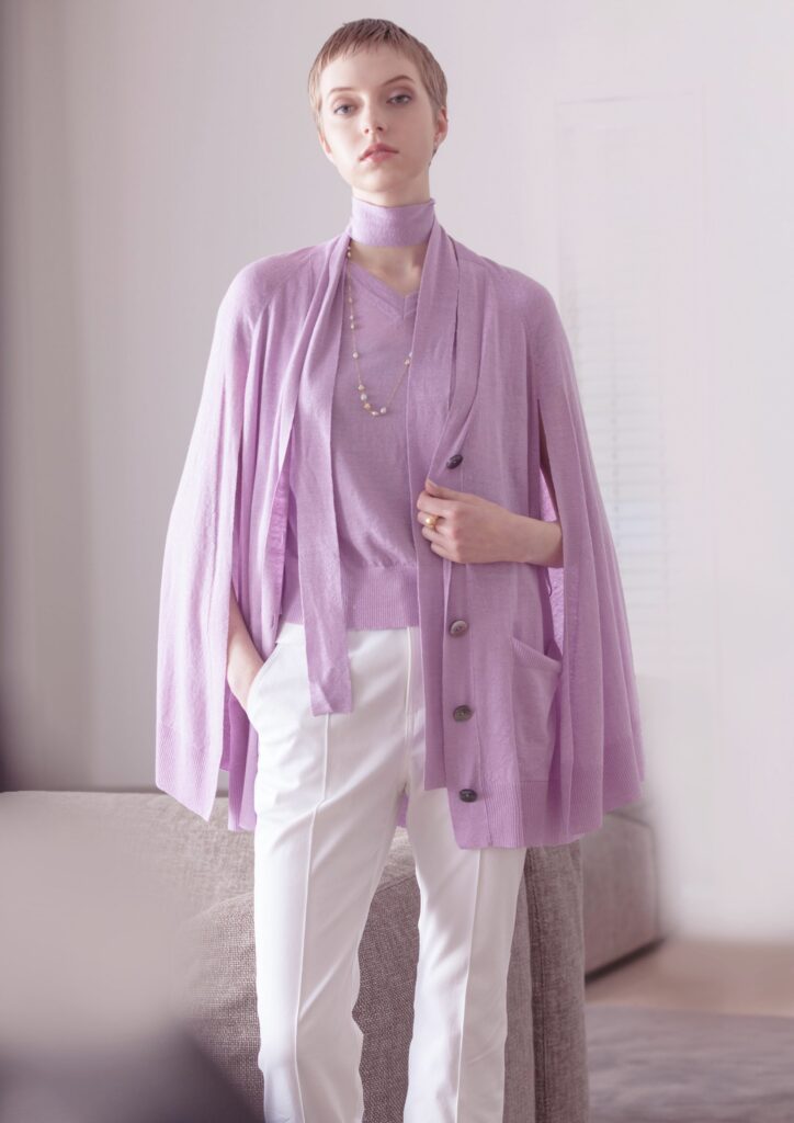 初夏のケープカーディガン | インドゥエリス 